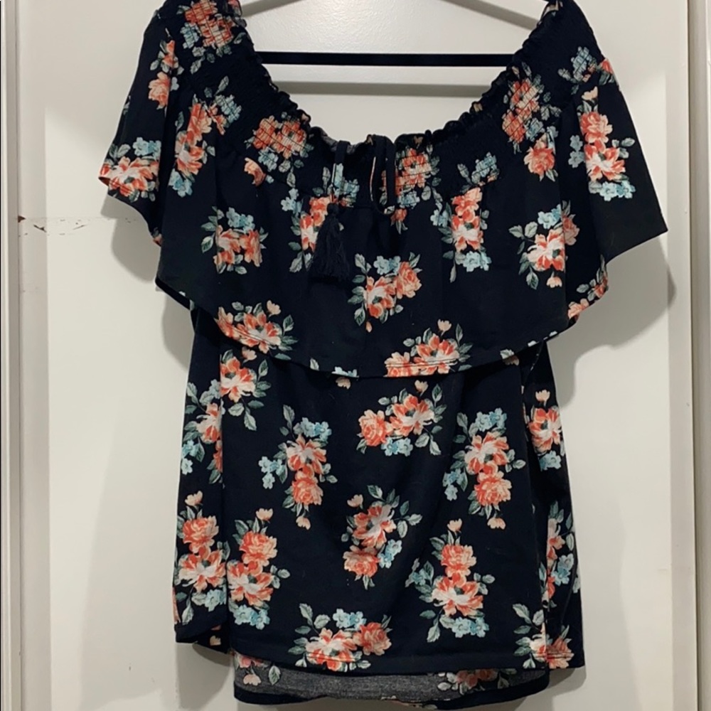 Floral Off the Shoulder